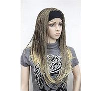 Wig Female Gradient Manual Net Red Small Dice Personality Reggae Europe and The Real Stage Performance Vibrating African Dirty (Color : G) chenghuax (Color : E)