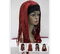 Wig Female Gradient Manual Net Red Small Dice Personality Reggae Europe and The Real Stage Performance Vibrating African Dirty (Color : G) chenghuax (Color : K)