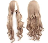 Wig for 1 meter universal long curly hair 100cm long curly hair everyday Harajuku cute girl 14 colors COS wig big wave curly hair color:JF005-17