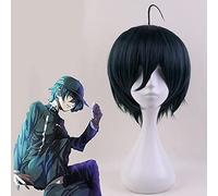 Wig for Anime 3 Cosplay Wigs Saihara Shuichi Cosplay Ahoge Wig Heat Resistant Synthetic Wig Halloween Carnival Party Wig