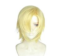 Wig for Anime BANANA FISH Ash Lynx Wigs Aslan Jade Callenreese Heat Resistant Cosplay Wig + Wig Cap as the picture