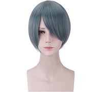 Wig for Anime Black Butler Ciel Phantomhive Short Wig Cosplay Costume Book of the Atlantic Heat Resistant Synthetic Hair Cosplay Wigs