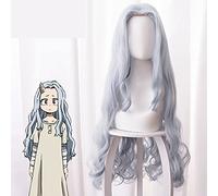 Wig for Anime Boku no Hero Akademia Eri Cosplay Wig Long Curly Gray Blue 90cm hair Halloween Costume