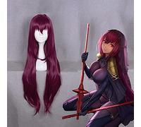Wig for Anime Fate Grand Order Cosplay Wigs Scathach Cosplay Wig Women Wig Hair Halloween Party Heat Resistant Synthetic Wig