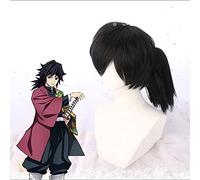 Wig for Anime S Cosplay Wigs Tomioka Giyuu Cosplay Synthetic Wig Hair Halloween Party Blade Of Demon Cosplay Wig