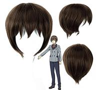 Wig for Anime SHIMONETA: A Boring World Where the Concept of Dirty Jokes Doesnt Exist Cosplay Wigs Tanukichi Okuma Cosplay Synthetic Wig