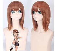 Wig for Anime Toaru Kagaku no Railgun Cosplay Wig for Halloween party Misaka Mikoto Shirai Kuroko Synthetic Hair Wigs + wig cap One Size PL-514