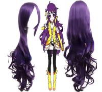 Wig for Anime Wigs Cosplay Christmas 1 Meter Universal Long Curly Hair 100Cm Long Curly Hair Everyday Harajuku Cute Girl 14 Colors Cos Wig Big Wave Curly Hair Color: Jf005-20