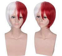 Wig for Anime Wigs Cosplay Christmas Blasting Frozen Red And White Color Matching Cosplay Wig Anime Wig