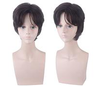 Wig for Anime Wigs Cosplay Christmas Rapunzel Tangled Prince Flynn Ryder Wig Short Hair Dark Brown Cos Wig