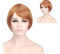 Wig for Anime Wigs Cosplay Christmas Soft Sister Daily Air Bangs Lolita Grandma Gray Gradient Cos Wig Pear Flower Head Color:Pl-428
