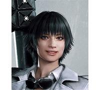 Wig for Arrival Game Characters Lady Cosplay Wig Halloween Cosplay Costume Wig Hair Game Short Black Wig Heat Resistant + Cap + Track
