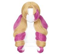 Wig For Cafe Cutie Gwen Cosplay Wig Gwen 70cm Wave Yellow Pink Mixed Heat Resistant Synthetic Hair Peluca Anime Women Wigs OneSize wig