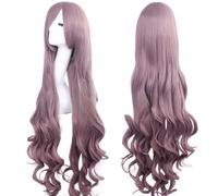 Wig for Carnival Nightlife CluI Party Dress Up Wig 1 Meter Universal Long Curly Hair 100Cm Long Curly Hair Everyday Harajuku Cute Girl 14 Colors Cos Wig Big Wave Curly Hair Color:Jf005-14