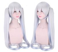 Wig for Carnival Nightlife CluI Party Dress Up Wig 2018 Snow Hatsune Mikucos Snow Miko Cosplay Wig Fake Hair