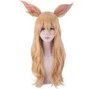 Wig for Carnival Nightlife CluI Party Dress Up Wig Cos Wig Cos Kda Idol Singer Ari Highlights Gradient Golden Long Hair