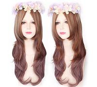 Wig for Carnival Nightlife CluI Party Dress Up Wig Cos Wig Lolita Wig Universal Long Curly Straight Short Hair Multi Color:Pl-143
