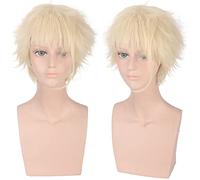 Wig for Carnival Nightlife CluI Party Dress Up Wig Cos Wig Violet Evergarden Viorette Long Straight Hair Hawkins Burub Gambili Color: Benedikt Blou Pl-272