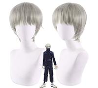 Wig for Carnival Nightlife CluI Party Dress Up Wig Cosplay Wig Curse Back To War Dog Curling Thorns Breaking Dawn 呪戦 Short Hair