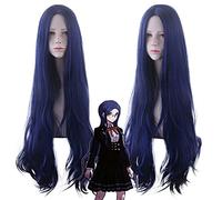 Wig for Carnival Nightlife CluI Party Dress Up Wig Cosplay Wig Projectile On Breaking V3 Silver 紬100Cm Hair Tail Slightly Curly Long Hair