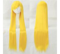 Wig for Carnival Nightlife CluI Party Dress Up Wig Cosplay Wig Universal 100Cm Color Long Straight Hair Cos Anime High Temperature Wire 099 Color:Rose Net 068 [1 Meter]