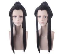Wig for Carnival Nightlife CluI Party Dress Up Wig Erha and His White Cat Shi Zun Chu Night Ning Ancient Style Beauty Tip Style Cos Wig