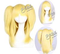 Wig for Carnival Nightlife CluI Party Dress Up Wig Golden 60 cm Double Ponytail, I Have Few Friends, Hasegawa Kobato Anime Wig 048