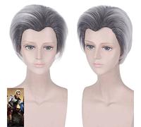 Wig for Carnival Nightlife CluI Party Dress Up Wig Movie Descendants 2Carlos Carlos Cosplay Gradient Color Wig Men'S Short Hair