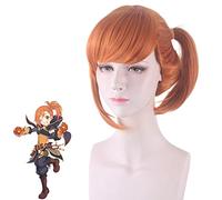 Wig for Carnival Nightlife CluI Party Dress Up Wig Princess Link Re:Dive Not Played Greek Cos Wig, Sideburns, Tiger Clip Ponytail Style