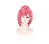 Wig for Comic Anime Jojo’s Bizarre Adventure Cosplay Wigs Trish Una Cosplay Wig Synthetic Wig Halloween Pink Hair Cosplay Accessories Wig