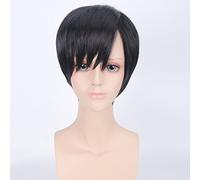 Wig for Cos wig attacking giant black three or seven points young head full-time master Ye Xiu cos color:PL-253-1 black