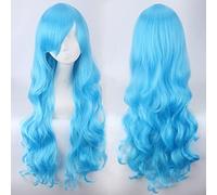 Wig for cospay wig 80cm long curly hair universal style thick air curling face headgear color:JF80-12