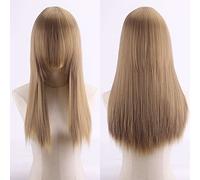 Wig for cosplay anime wig high temperature silk rose net colorful 60CM thickening long straight hair color:ZF60-4 thickening
