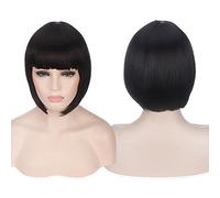 Wig for cosplay wig nightclub girl short hair bobo head color bobo headgear color:713-3 (black)