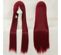 Wig for cosplay wig universal 100CM color long straight hair cos anime high temperature wire 099 color:rose net 079 [1 meter]