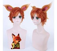 Wig for Crazy Animal City Judy Rabbit Nick Nick Fox Anthropomorphic Gorgeous COS Wig Colour: PL-456