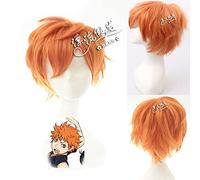 Wig for Fashion Trend For Daily Use Cos Wig Hyuga Xiangyang Orange Volleyball Teenager Anime Wig Fq0051