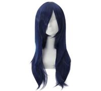 Wig for Fashion Trend For Daily Use Cos Wig Lal Mirch Blue Black Lol Ari Nine-Tailed Fox Curly Hair 067