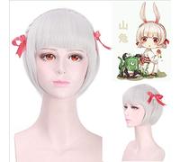 Wig for Fashion Trend for Daily Use Netease Onmyoji Mobile Games Mountain Rabbit Small Twist Cosplay Wig Mountain Rabbit Cos Wig
