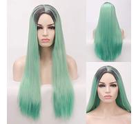 Wig for Fashion Trend For Daily Use Style Ladies Wig Wig Medium Length Curly Hair Center Split Fashion Wig Pony Hair Set Color:Pl-530