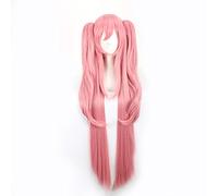 Wig for Fashion Trend For Daily Use The Ending Seraph Crurugze Pessi Queen Smoke Pink Tiger Mouth Clip Cosplay Wig