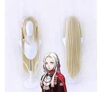Wig for Fire Emblem ThreeHouses Edelgard Von Fresberg Long Wig Cosplay Costume Heat Resistant Synthetic Hair Women Carnival Party Wigs