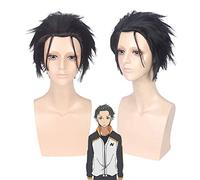 Wig for From Zero to Life in Another World Actor Nai Yue Pleiades Black and Grey Anti-Alice Cos