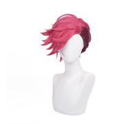 Wig For Game Arcane Vi Cosplay Wig VI 30cm Deep Rose Short Heat Resistant Synthetic Hair Woman And Man Role Play Wigs OneSize vi