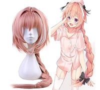 Wig for Game Fate Grand Order Cosplay Wig Astolfo Cosplay Hair Wig Heat Resistant Synthetic Wig Halloween Party Women Cosplay Wigs