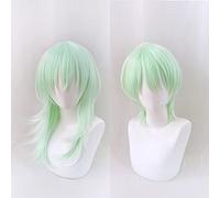 Wig for Game Fire Emblem ThreeHouses Cosplay Wigs Byleth Beleth Cosplay Wig Heat Resistant Synthetic Wig Short Green Straight Anime Hair