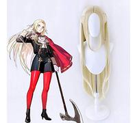 Wig for Game Fire Emblem ThreeHouses Cosplay Wigs Edelgard Von Fresberg Cosplay Wig Heat Resistant Synthetic Long Hairs Hairpiece