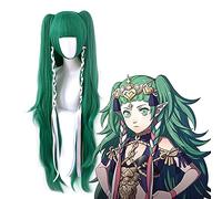 Wig for Game Fire Emblem ThreeHouses Cosplay Wigs Sothis Cosplay Wig Heat Resistant Synthetic Wig Long Green Curly Anime Hairs Hot