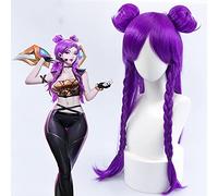 Wig for Game LOL Cosplay Wigs KDA Kaisa Cosplay Wig Heat Resistant Synthetic Hair Wig Halloween Carnival Party Women Cosplay Wig