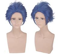 Wig for Halloween Fashion Christmas Party Dress Up Wig Cos Wig Violet Evergarden Viorette Long Straight Hair Hawkins Bulub Gambili Color: Gilbert Buggambilia Pl-280